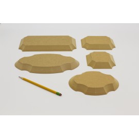 Plaque Pack (5 Piece) Pottery Form Set Plaque Pack (5 Piece) Pottery Form Set
